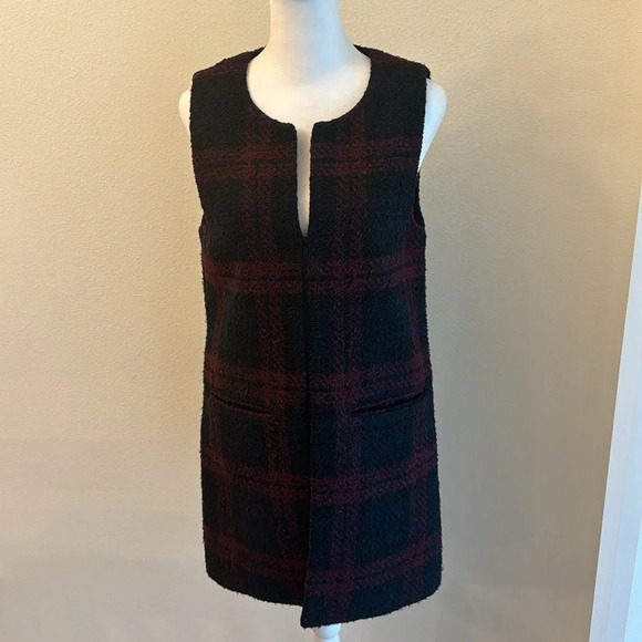 Sanctuary plaid vest - Picture 1 of 16